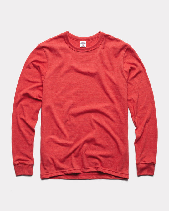 Heather Red Long Sleeve T-Shirt