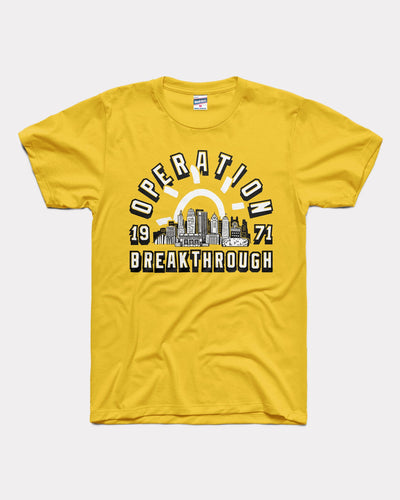 Yellow Operation Breakthrough Skyline Vintage T-Shirt