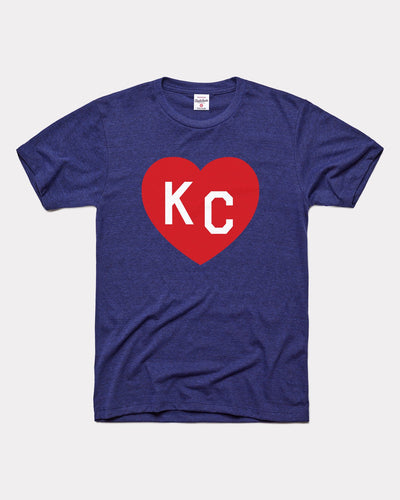 Vintage Navy KC Heart T-Shirt