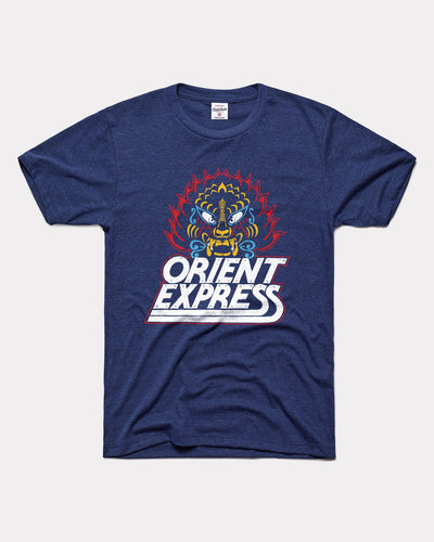 Navy Worlds of Fun Orient Express Vintage T-Shirt