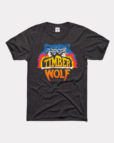 Black Worlds of Fun Timber Wolf Vintage T-Shirt