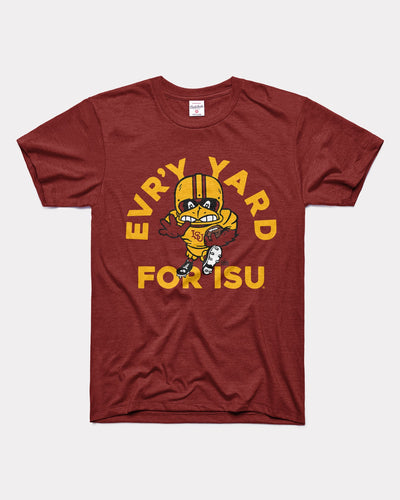 Cardinal Evr'y Yard for ISU Cyclones Football Vintage T-Shirt