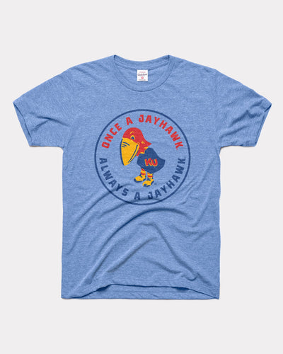 Light Blue Kansas Jayhawks Once a Jayhawk Vintage T-Shirt