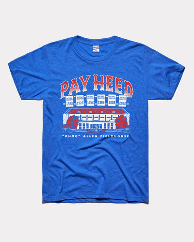 Royal Blue Kansas Jayhawks Pay Heed National Champions Vintage T-Shirt
