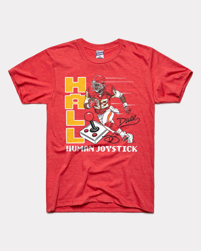Red Dante Hall Human Joystick Vintage T-Shirt