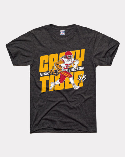 Nick Bolton Crazy Tiger Black Vintage T-Shirt