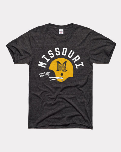 Black Dear Old Varsity University of Missouri Tigers Football Vintage T-Shirt