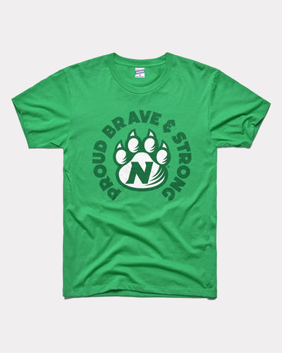 Green Proud Brave & Strong Northwest Missouri State Bearcats Vintage T-Shirt