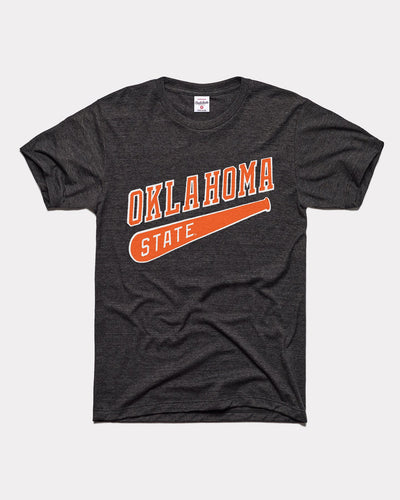Oklahoma State Cowboys Baseball Black Vintage T-Shirt