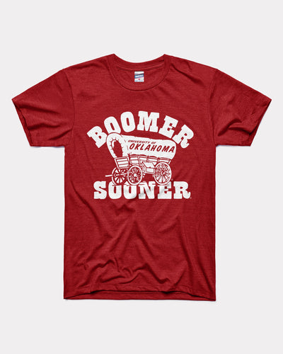 Boomer Sooner Oklahoma Basketball Cardinal Vintage T-Shirt