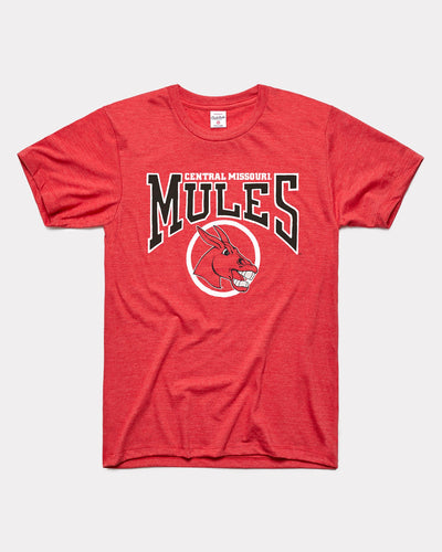 Red University Of Central Missouri Mules Vintage T-Shirt