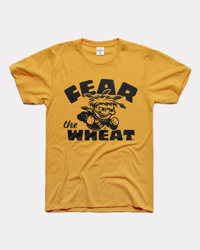Gold Wichita State Shockers Fear the Wheat Vintage T-Shirt