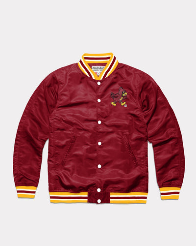 Cardinal Iowa State University Vintage Varsity Jacket Front