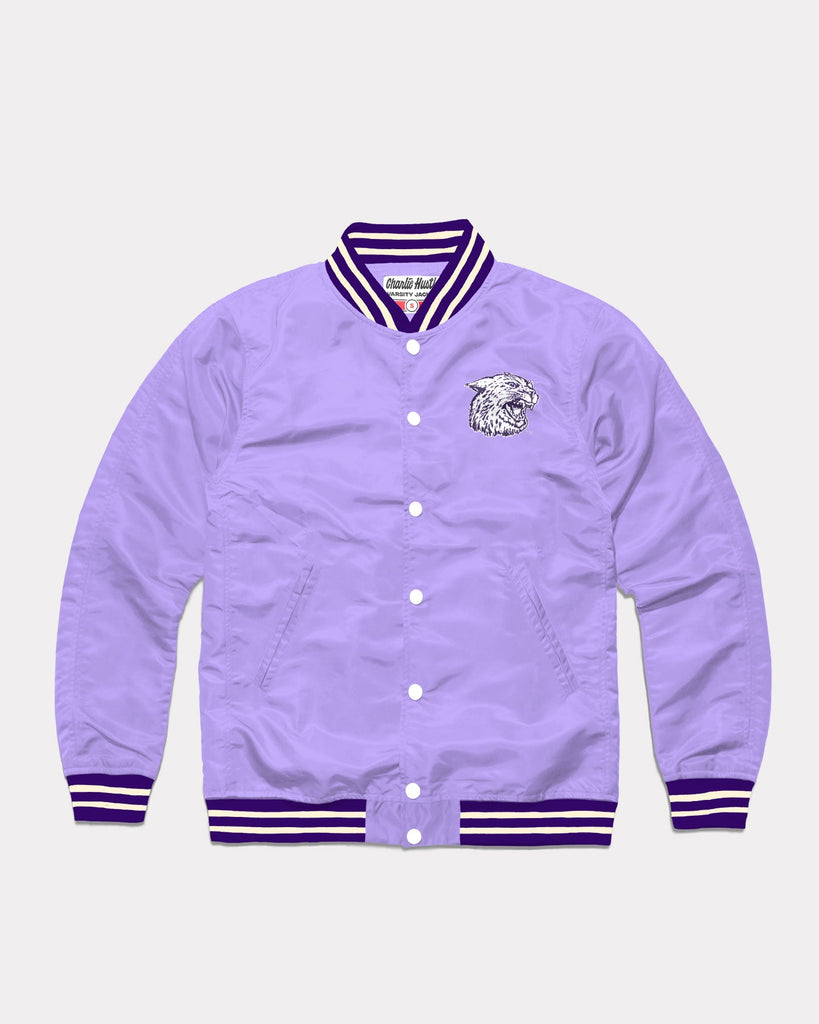 Kansas State University Vintage Purple Varsity Jacket | CHARLIE HUSTLE