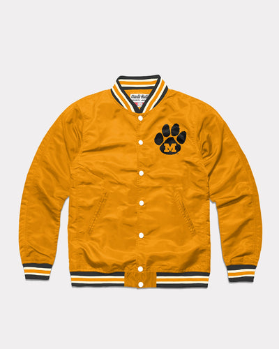 Gold Missouri Tigers MU Varsity Jacket Front