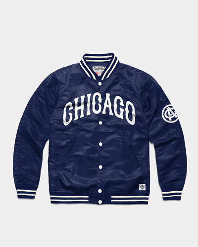 Navy NLBM Chicago American Giants Vintage Varsity Jacket
