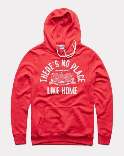 Red Arrowhead Stadium No Place Like Home Vintage Hoodie Sweatshirt