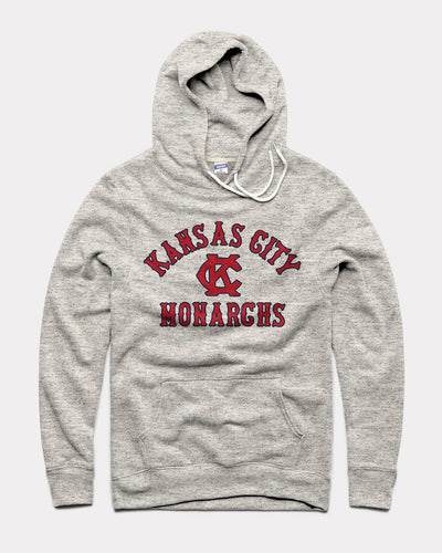 Athletic Grey Kansas City Monarchs Vintage Hoodie Sweatshirt