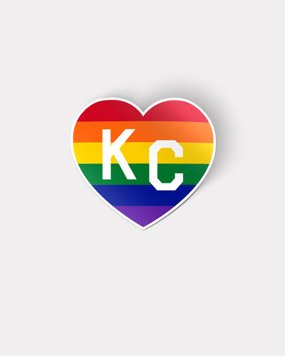 Pride KC Heart Sticker