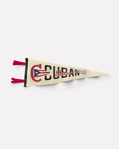 Cream Cuban Stars NLBM Vintage Oxford Pennant