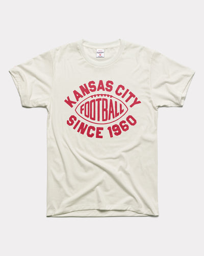 White Kansas City Football Since 1960 Vintage T-Shirt